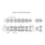 سلسلة من سلاسل التروس الدقيقة قصيرة المسافة