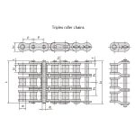 سلاسل بكرات دقيقة قصيرة الخطوة من سلسلة B