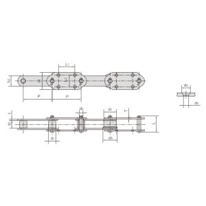 سلسلة ناقل للمصعد