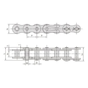 سلسلة رفع بدون بكرات