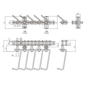 سلسلة ناقل لخط إنتاج النقانق