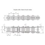 سلاسل بكرات للخدمة الشاقة