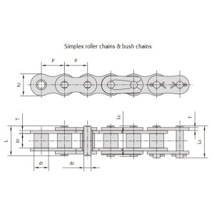 سلاسل بكرات للخدمة الشاقة
