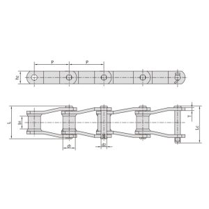 سلسلة ألواح منحنية هيكلية ملحومة