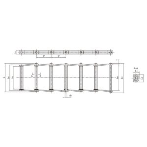 سلسلة ألواح منحنية ملحومة