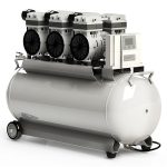 ضاغط هواء كهربائي خالٍ من الزيت لطب الأسنان