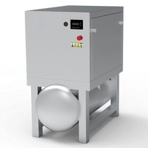 ضاغط هواء لولبي بدون زيت بالليزر