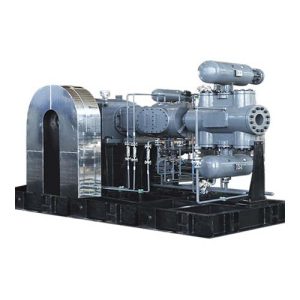 ضاغط مكبس مركب على منصة