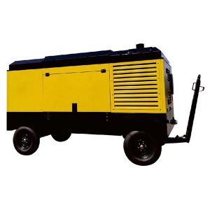 ضاغط هواء لولبي ديزل قابل للسحب