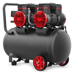 ضاغط هواء مكبس مزدوج الرأس خالٍ من الزيت